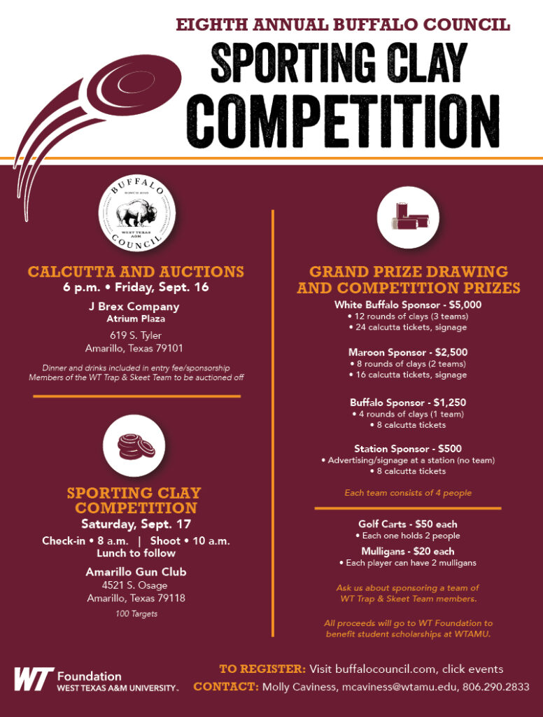 8th Annual Buffalo Council Sporting Clay Competition Buffalo Council